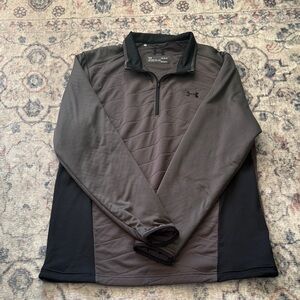 Under Armour Men's Black and Dark Gray Pullover Jacket